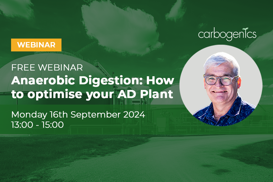 FREE Webinar on Anaerobic Digestion with Carbogenics