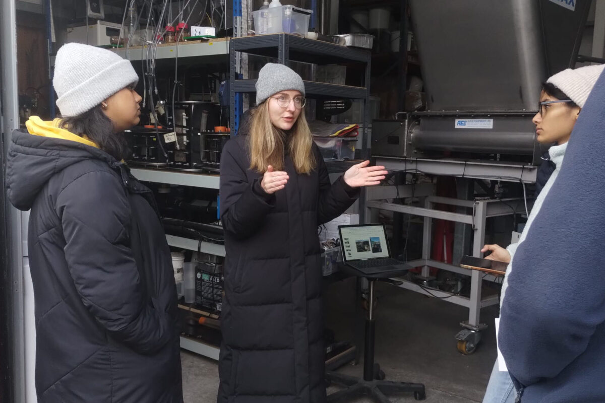 Carbogenics Shows Around Master Students Edinburgh University